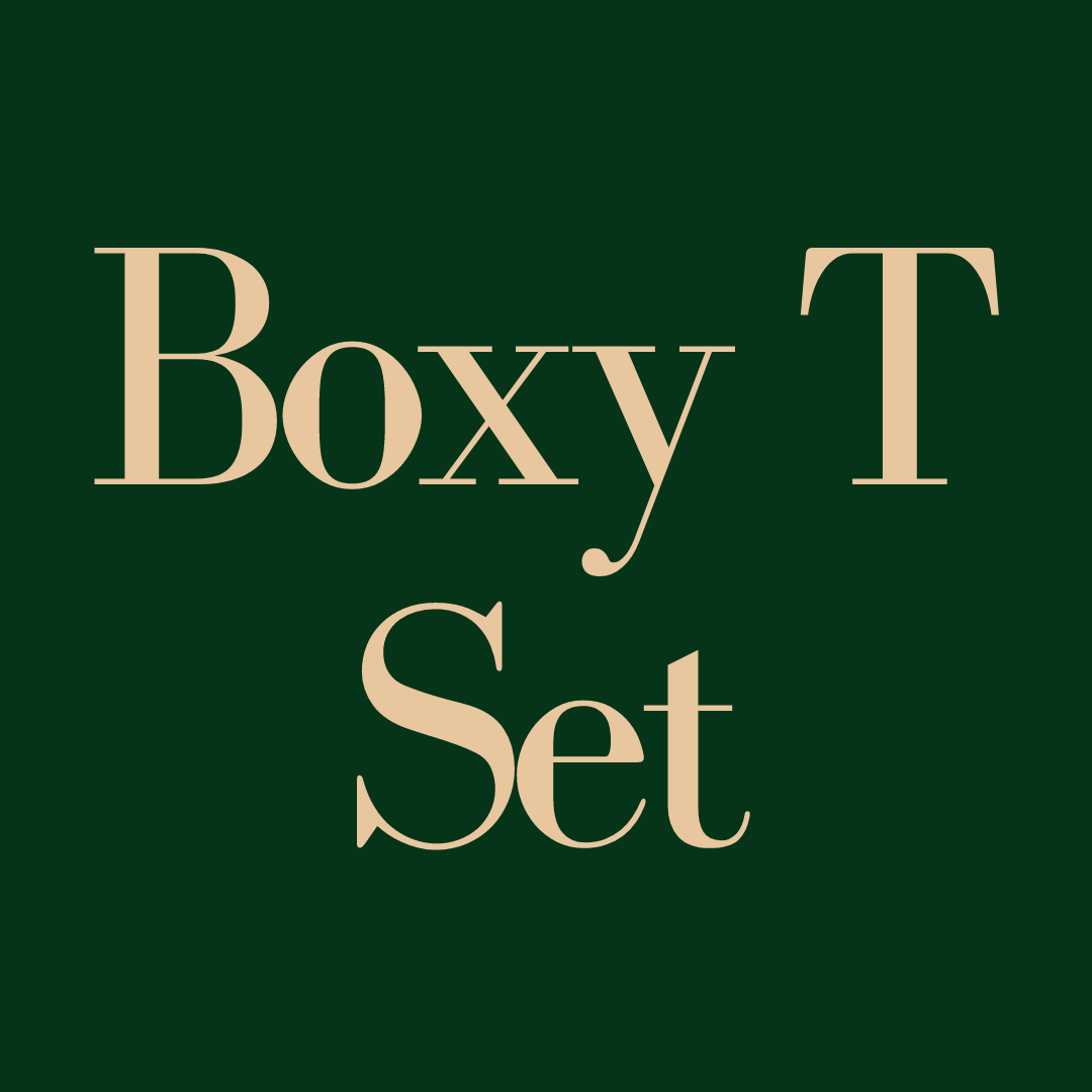 Boxy Tee Sets